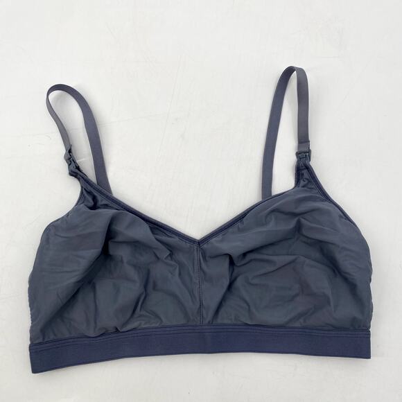 Negative Purple blue Nursing Bra - Picture 3 of 5